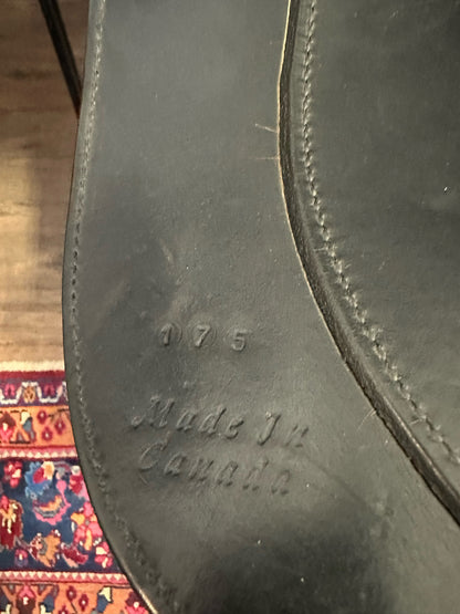 17.5"  Regal Mono Flap Dressage Saddle - 6" Gullet