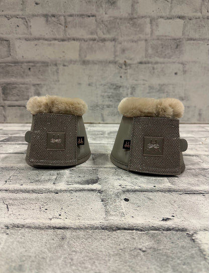 Eskadron Fuzzy Bell Boots Taupe M