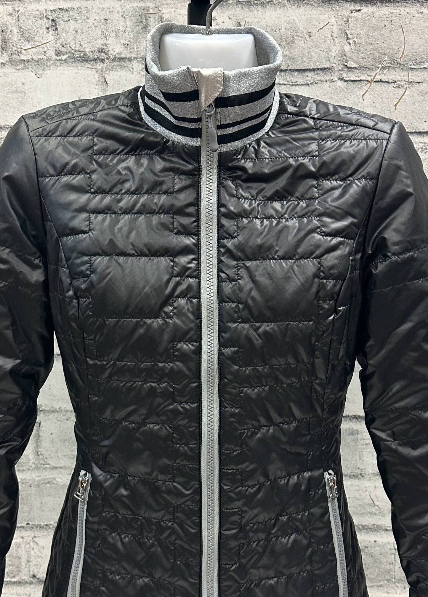 Anky Puffy Jacket Reversible Black & Silver XS