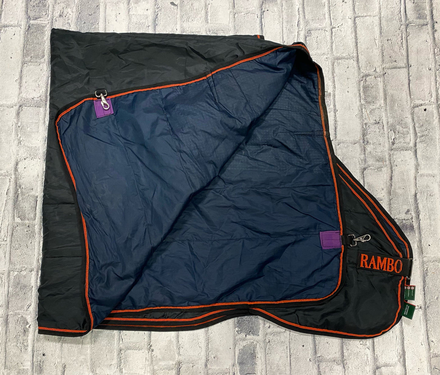 75" Rambo Ionic Liner Black/Orange