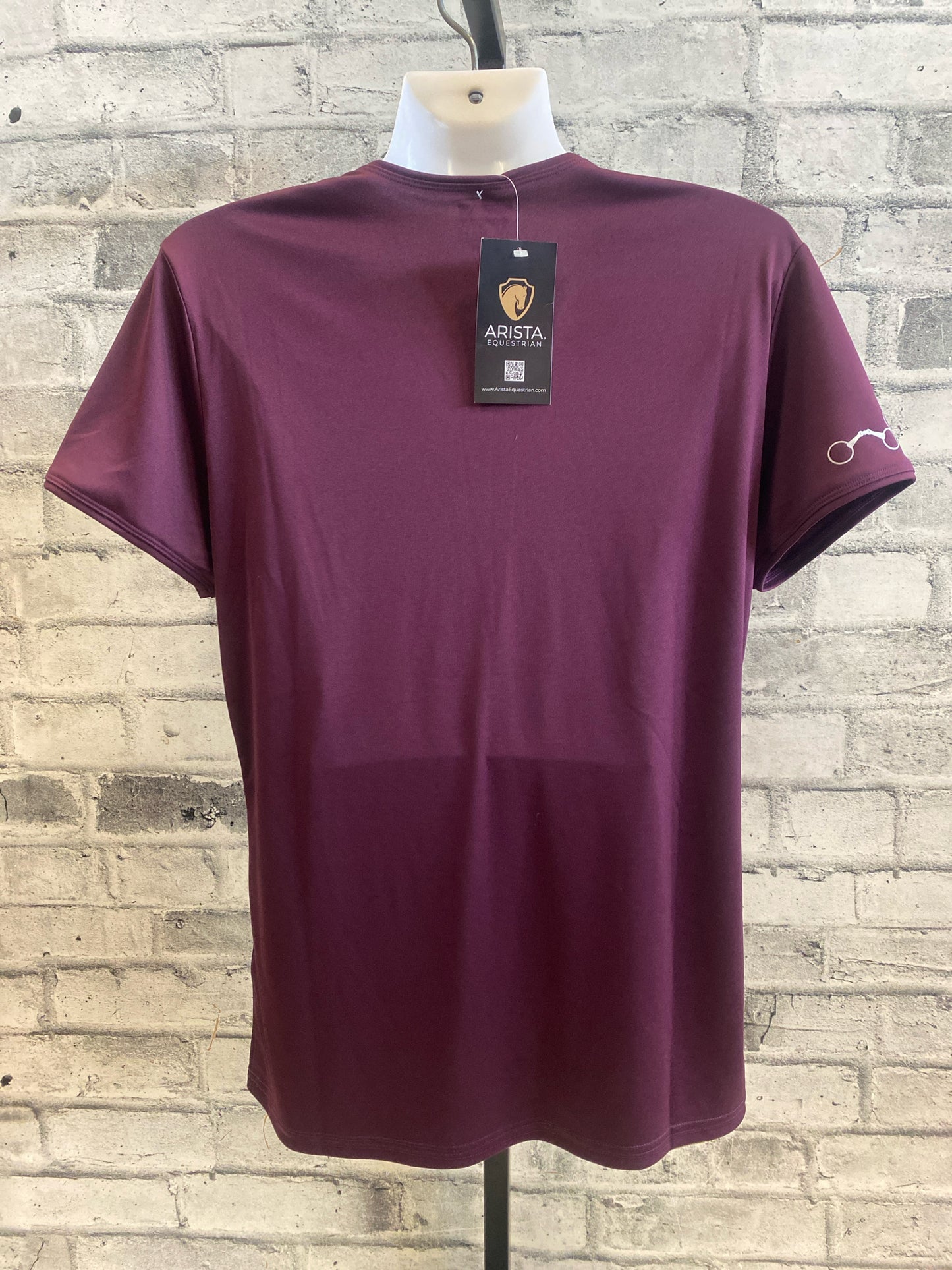 Arista SS T-Shirt Plum L NEW
