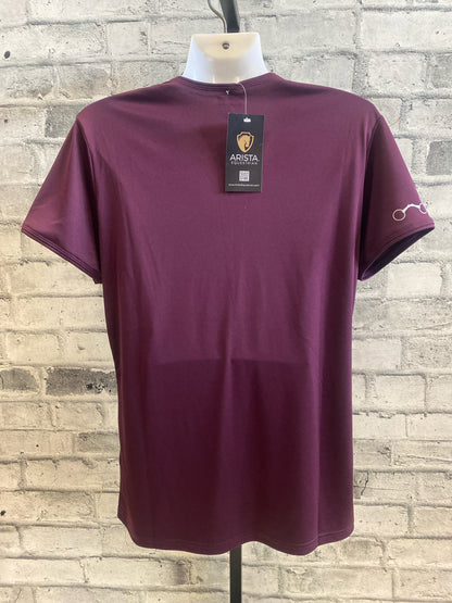Arista SS T-Shirt Plum L NEW