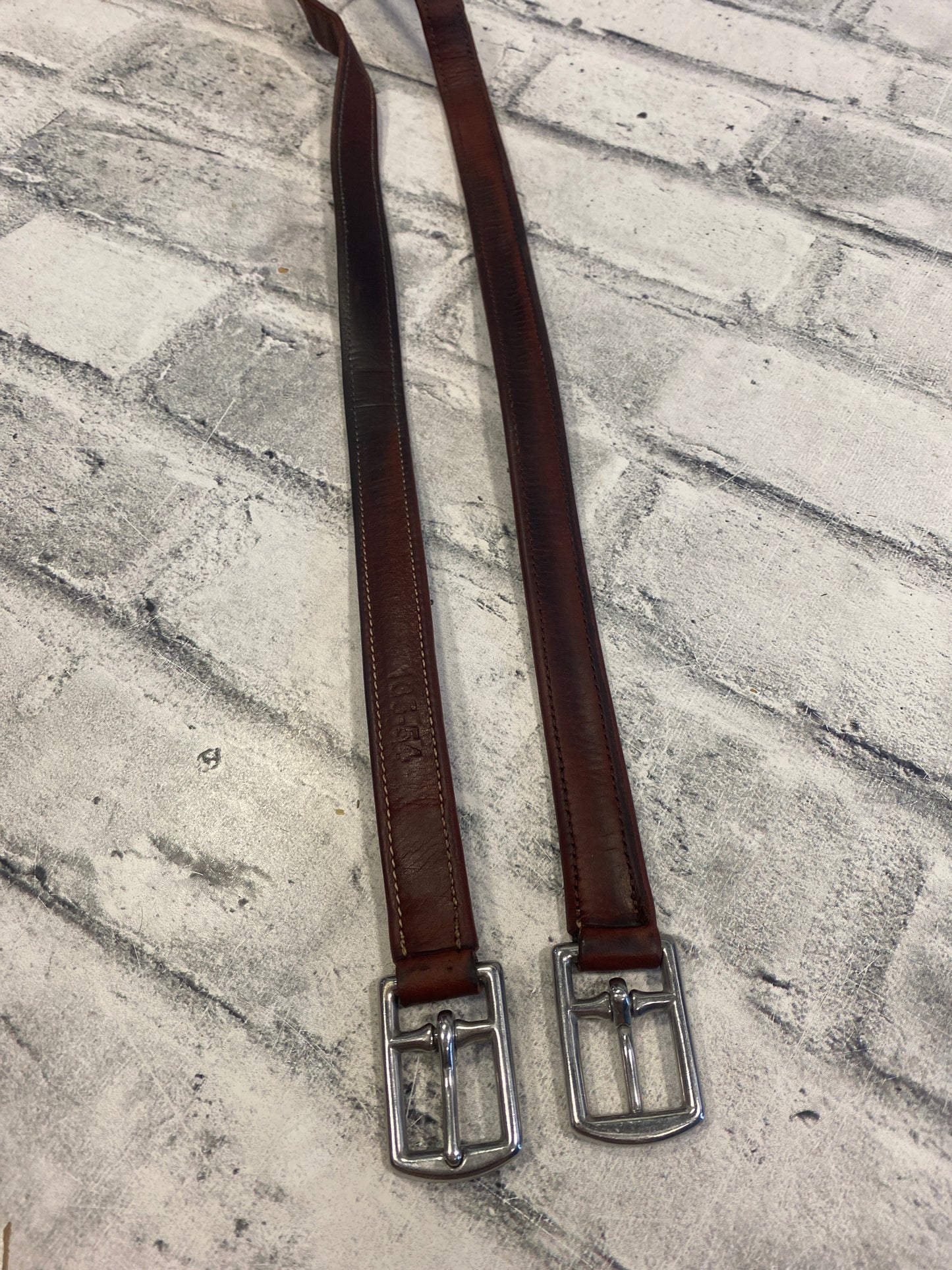 54" CWD Stirrup Leathers Brown