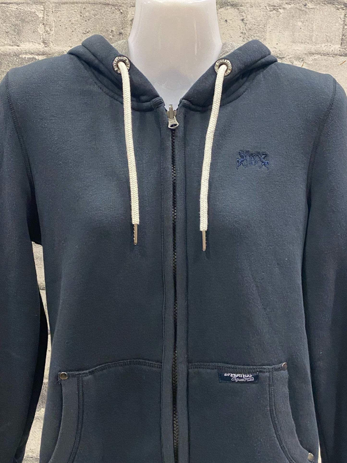 B//Vertigo Zip Up Hoodie Navy S (US 4)