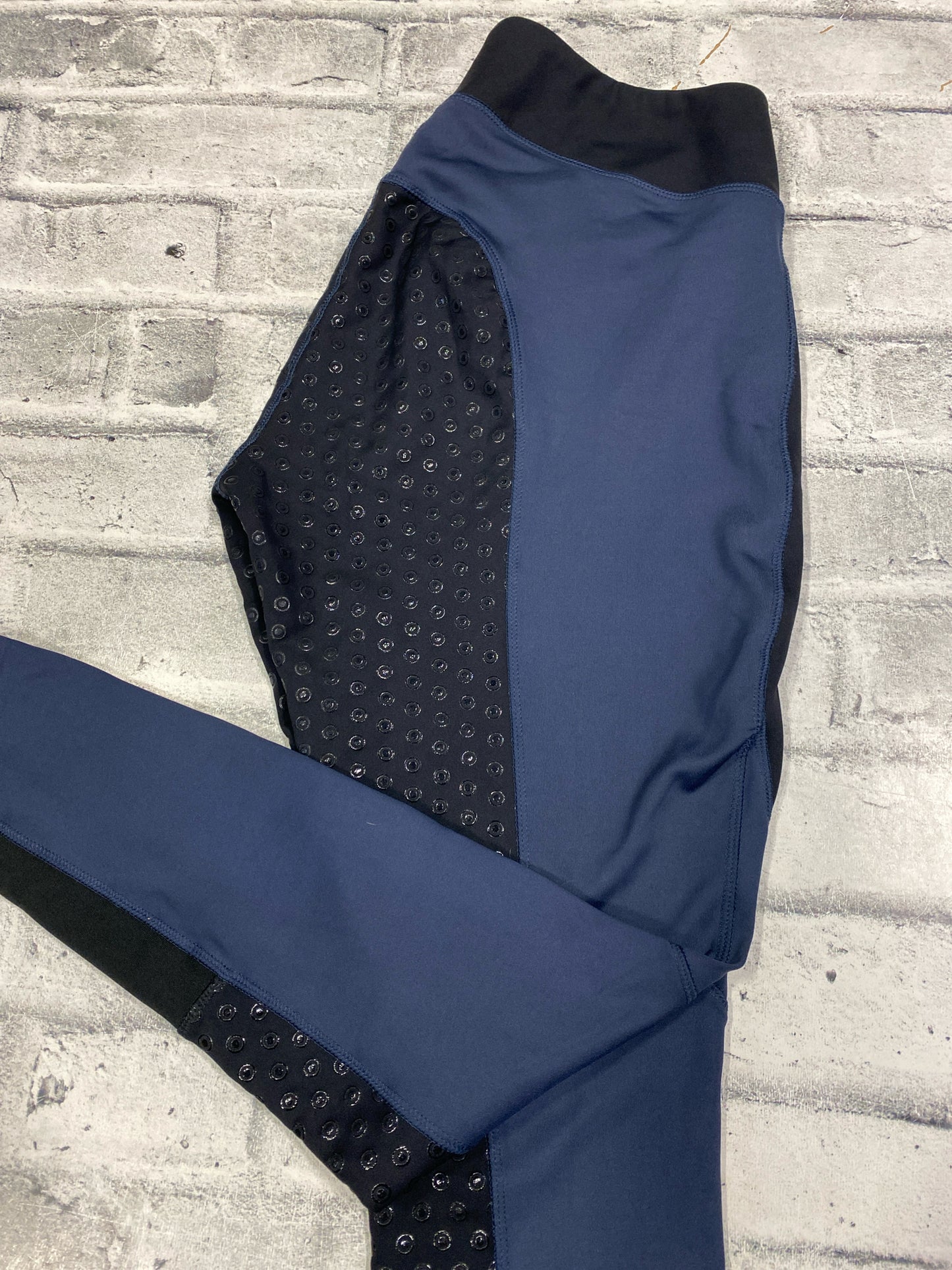 BR FS Silicone Riding Tights Navy 34