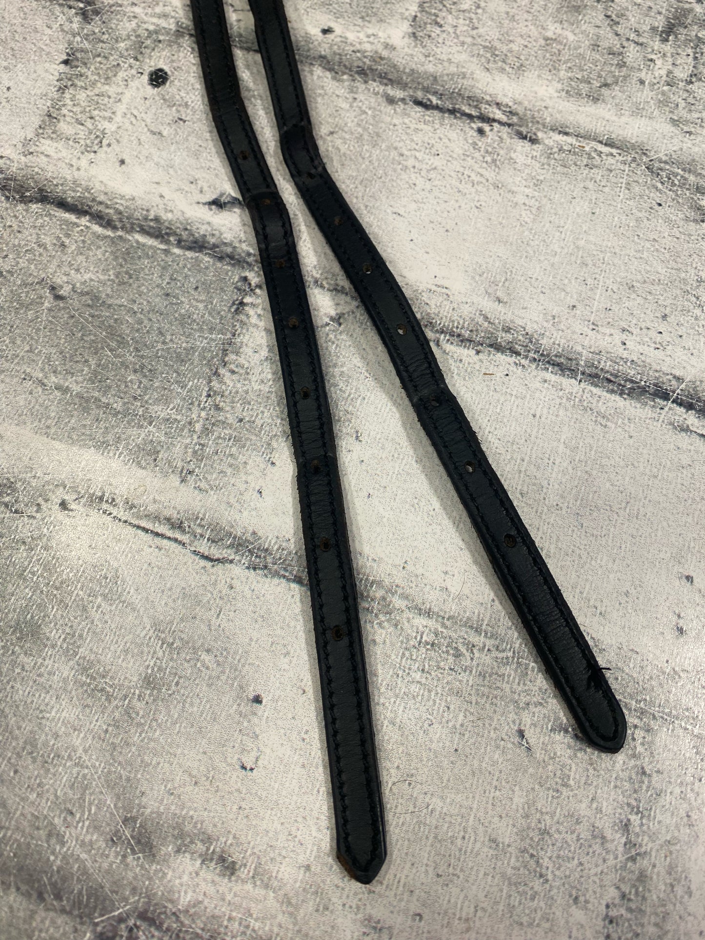 Spur Straps w/ Fox Detail Black