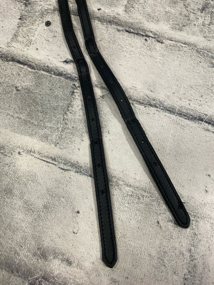 Spur Straps w/ Fox Detail Black