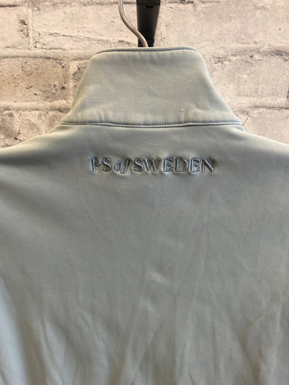 PS of Sweden Zip Up Sweater Steel Blue S