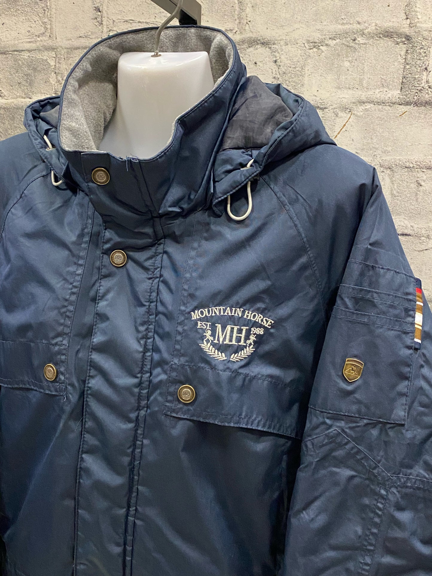 Mountain Horse Long Riding Jacket Navy XS
