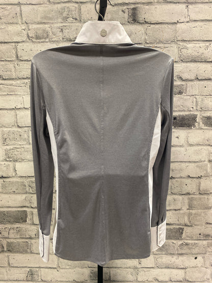 Noel Asmar Show Shirt Grey & White M