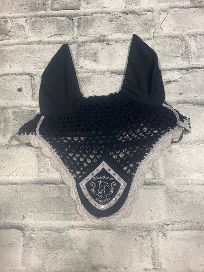 Black Forest Exquisite Fly Bonnet Black H