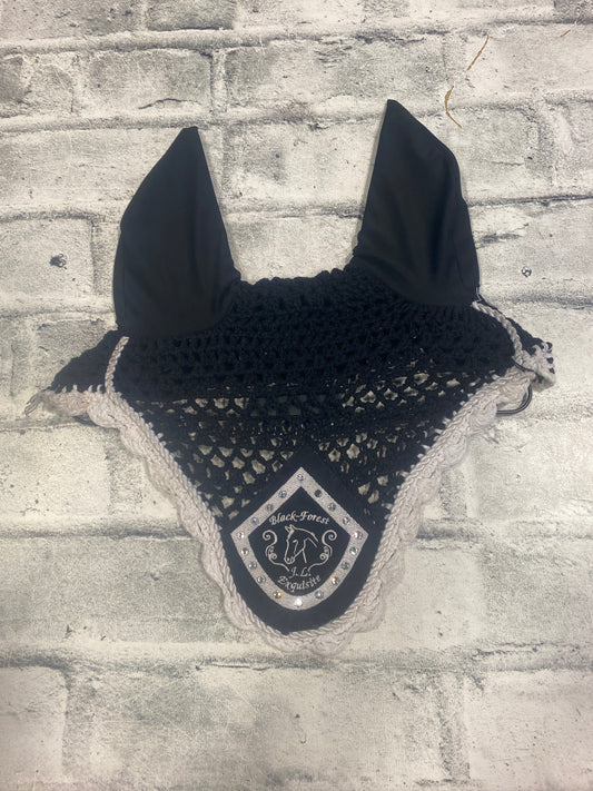Black Forest Exquisite Fly Bonnet Black H