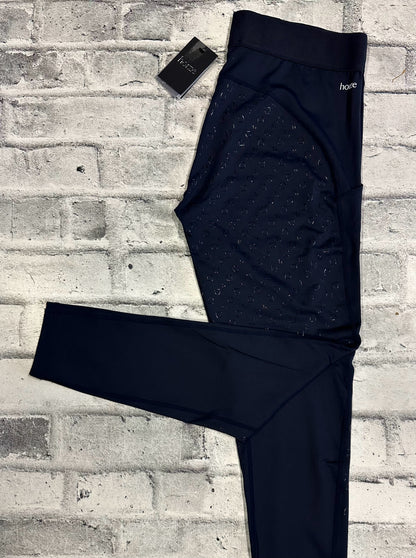Horze FS Pull On Breeches Navy 32 NEW