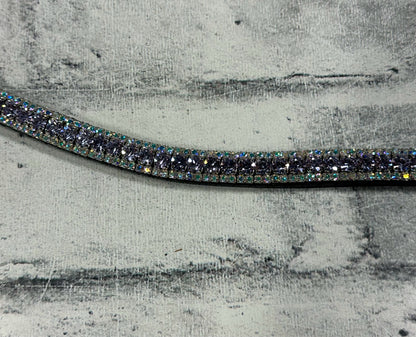 15" Equiture Violet Iridescent Browband