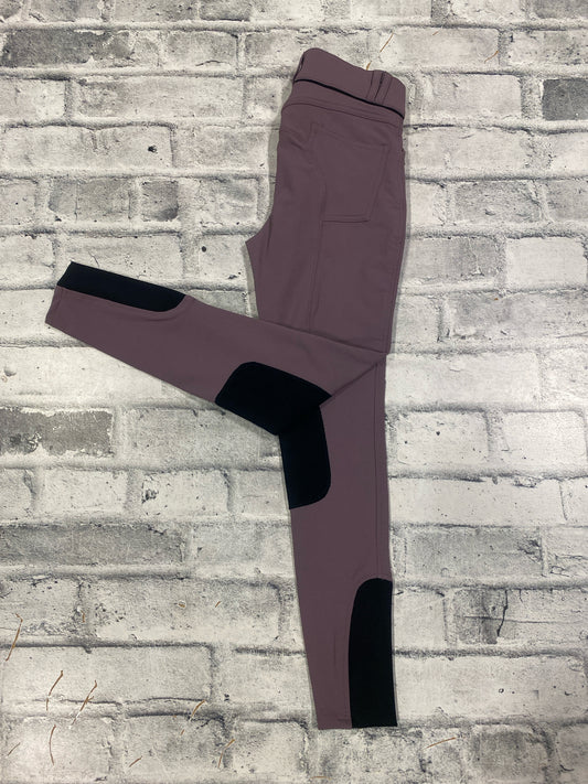 Elation Platinum KP Breeches Mauve Childrens 12