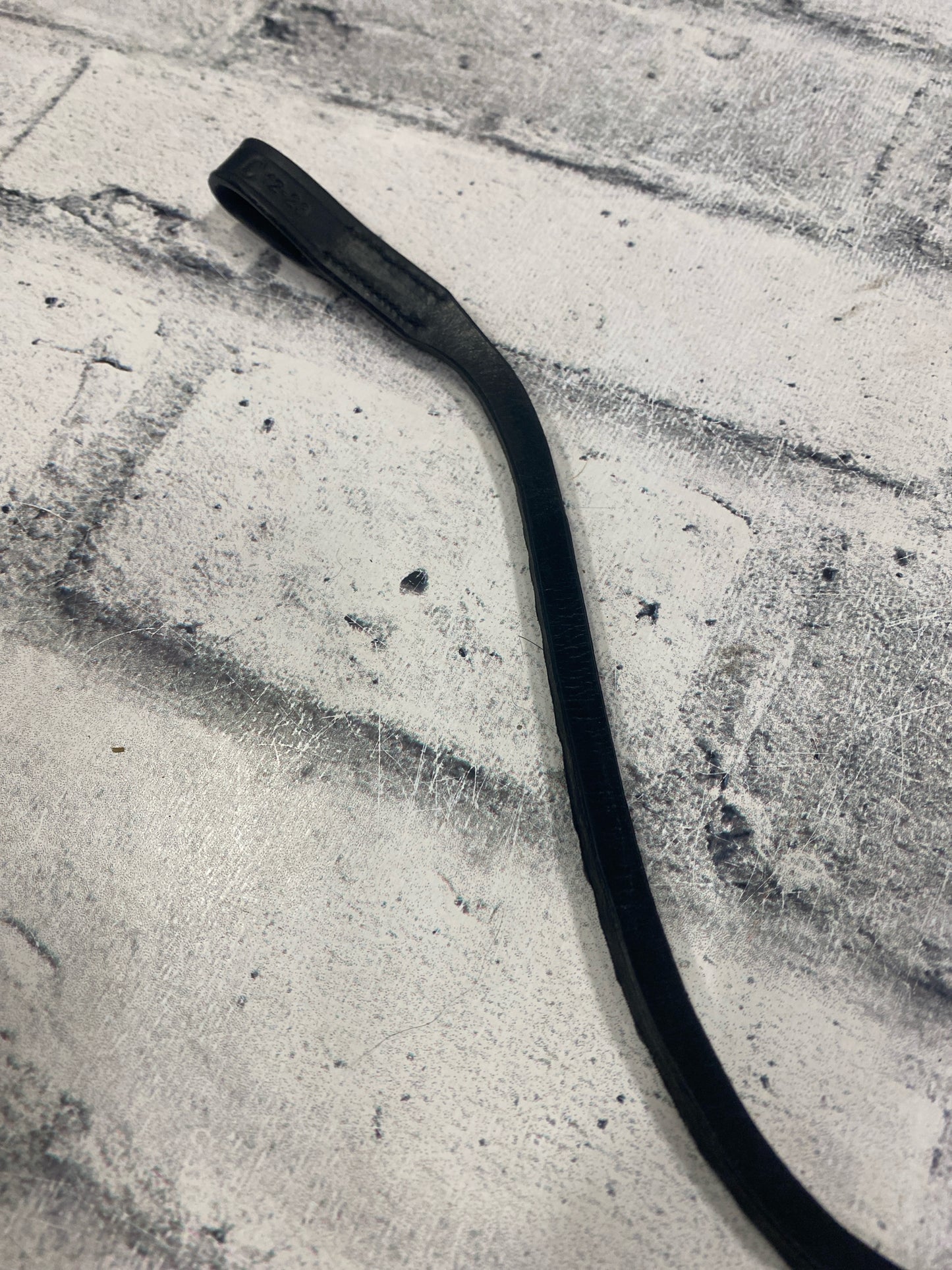 17" QPH U-Shaped Browband Black Rhinestones