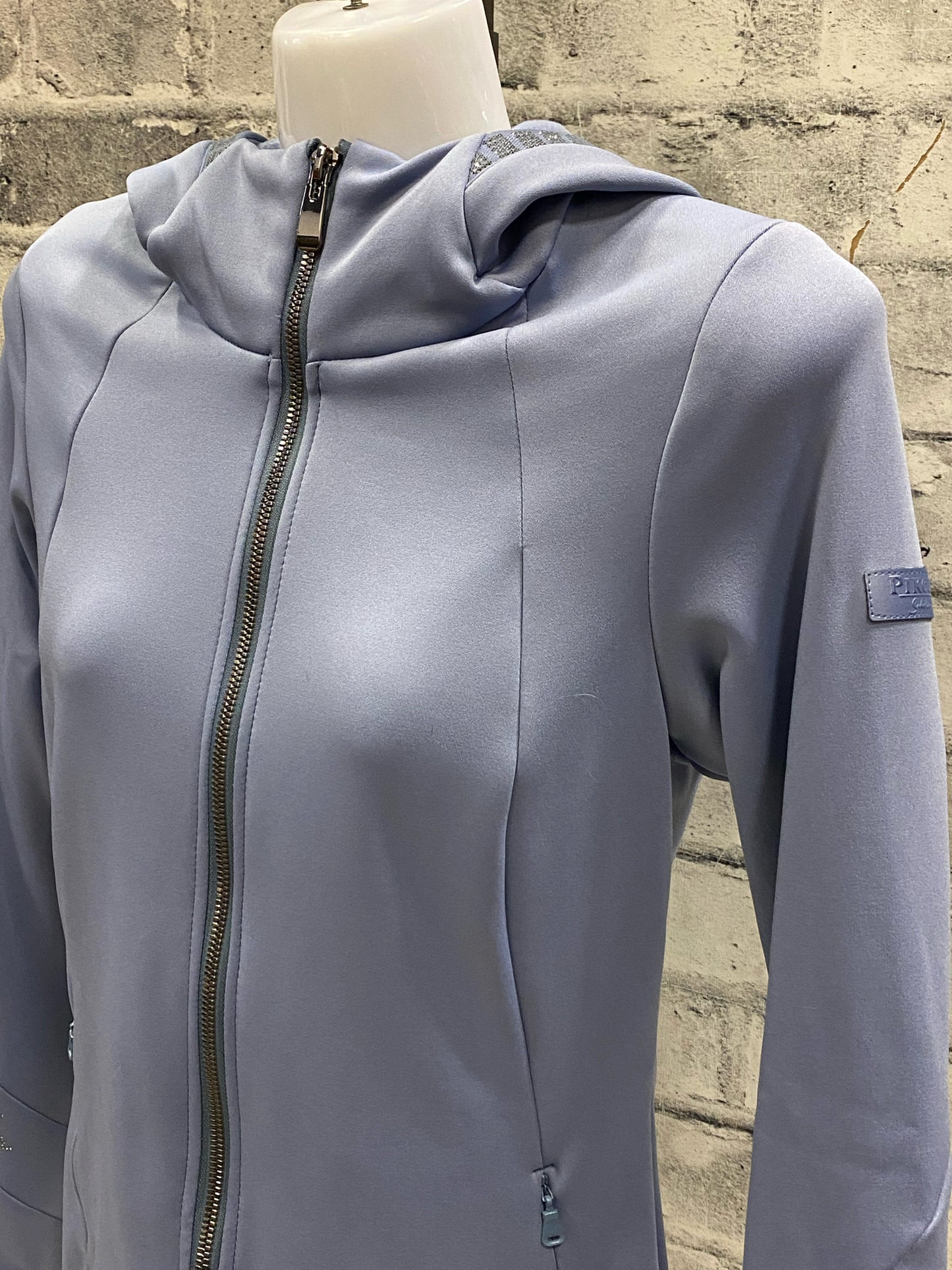Pikeur Zip Up Sweater Periwinkle XS (EU 34) NEW