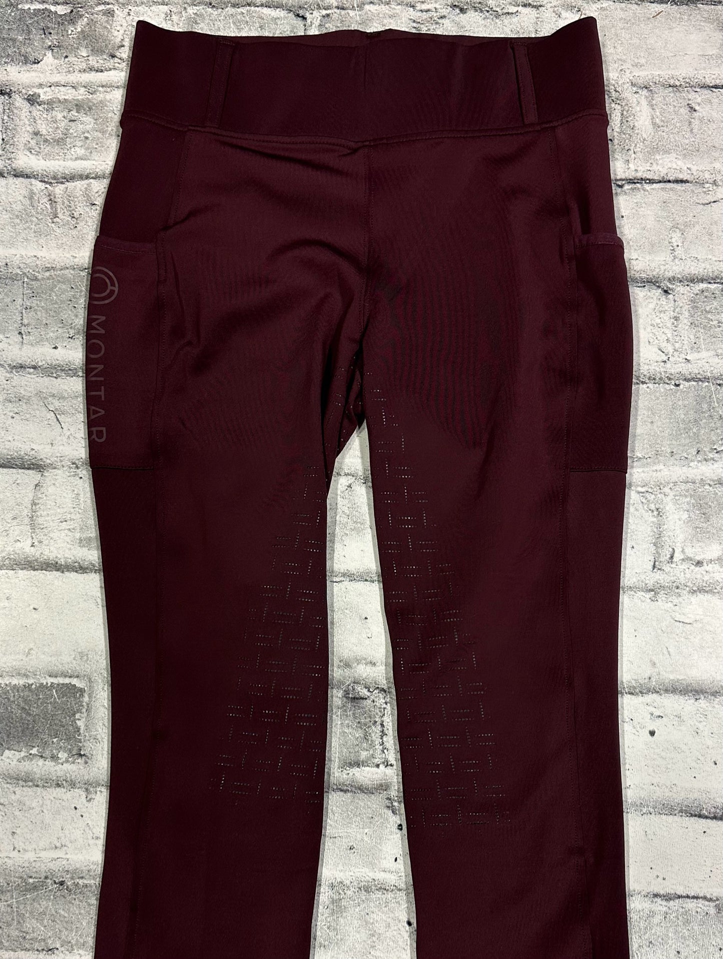 Montar FS Pull On Breeches Burgundy L