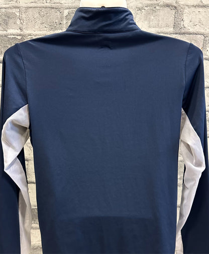 Tempo 1/4 Zip LS Sun Shirt Navy L