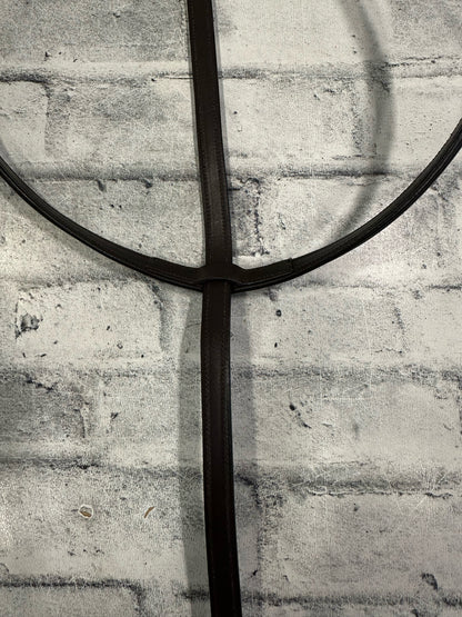 VDB Fancy Stitch Standing Martingale Brown Cob