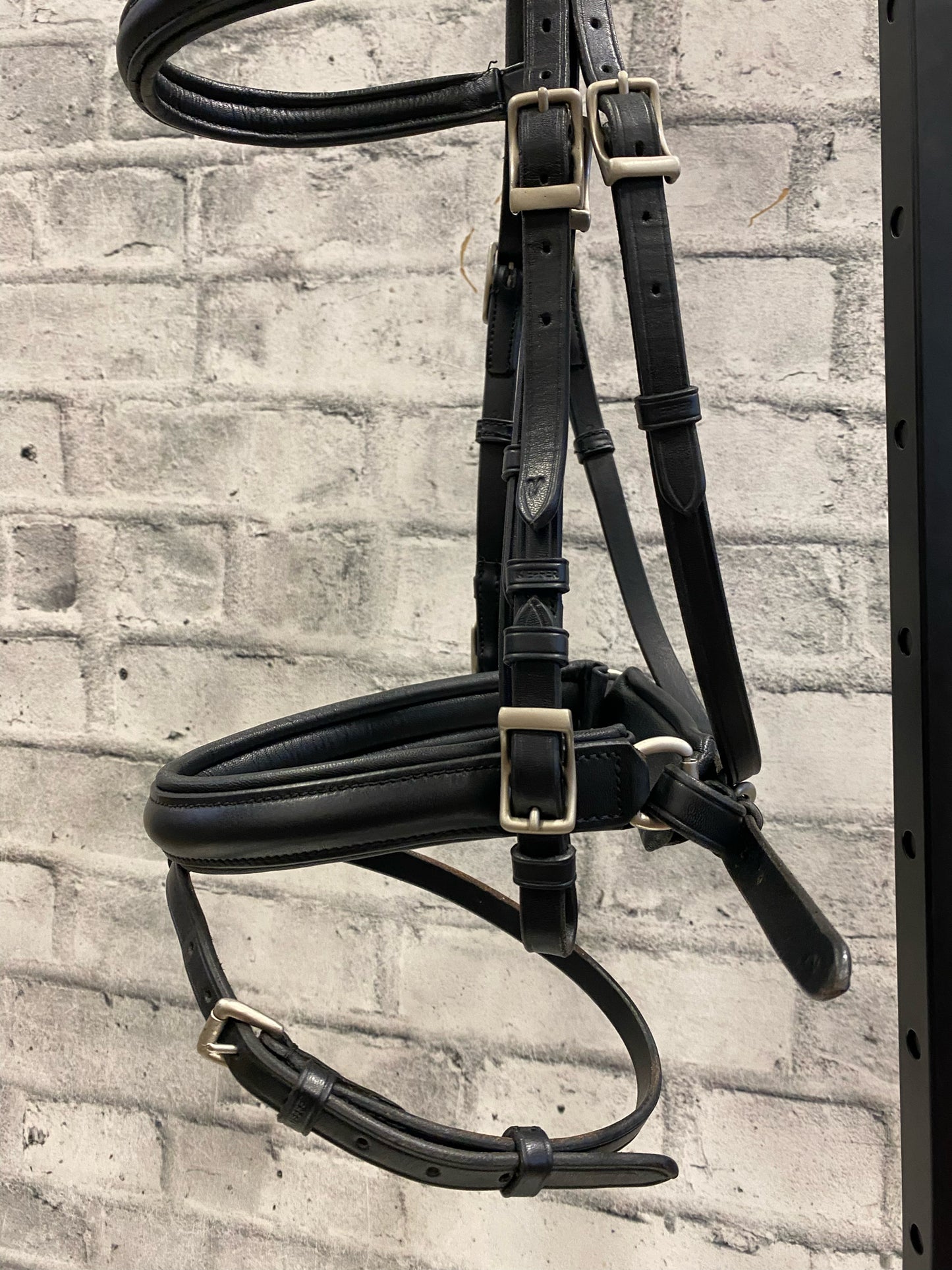Keiffer Dressage Bridle w/ Crank Noseband Black F