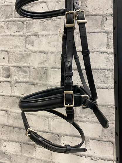 Keiffer Dressage Bridle w/ Crank Noseband Black F