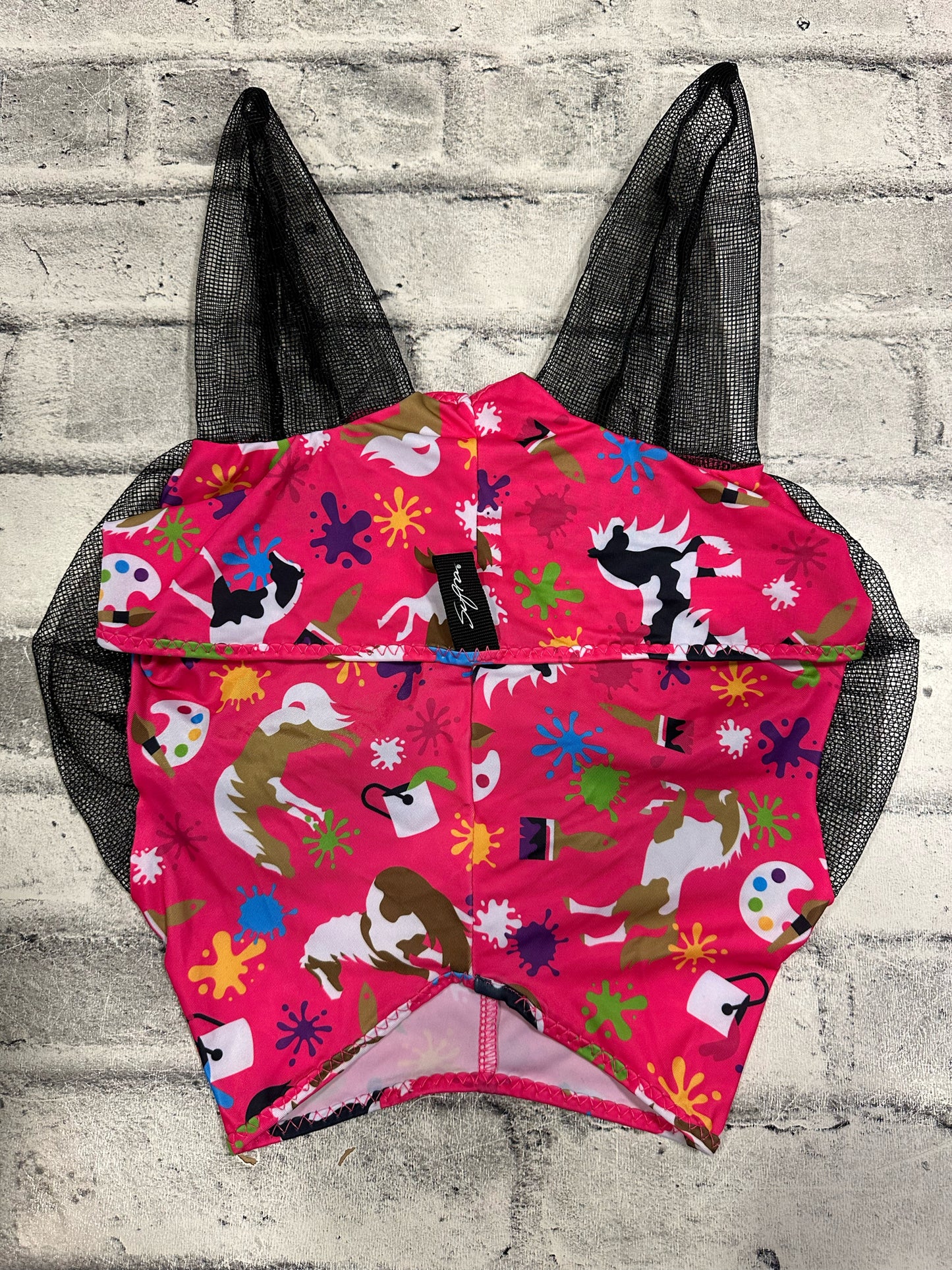 Supra Lycra Fly Mask Pink H NEW