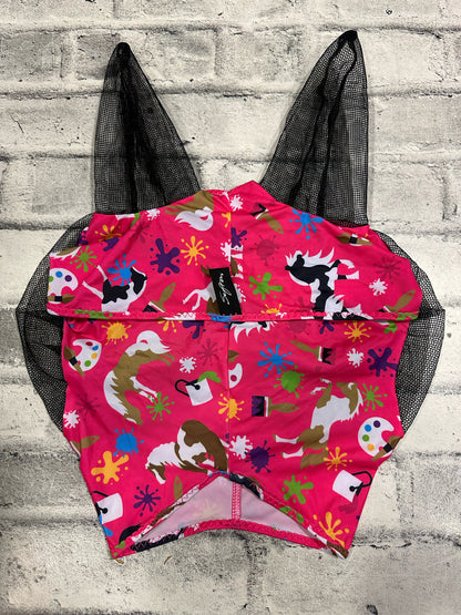 Supra Lycra Fly Mask Pink H NEW