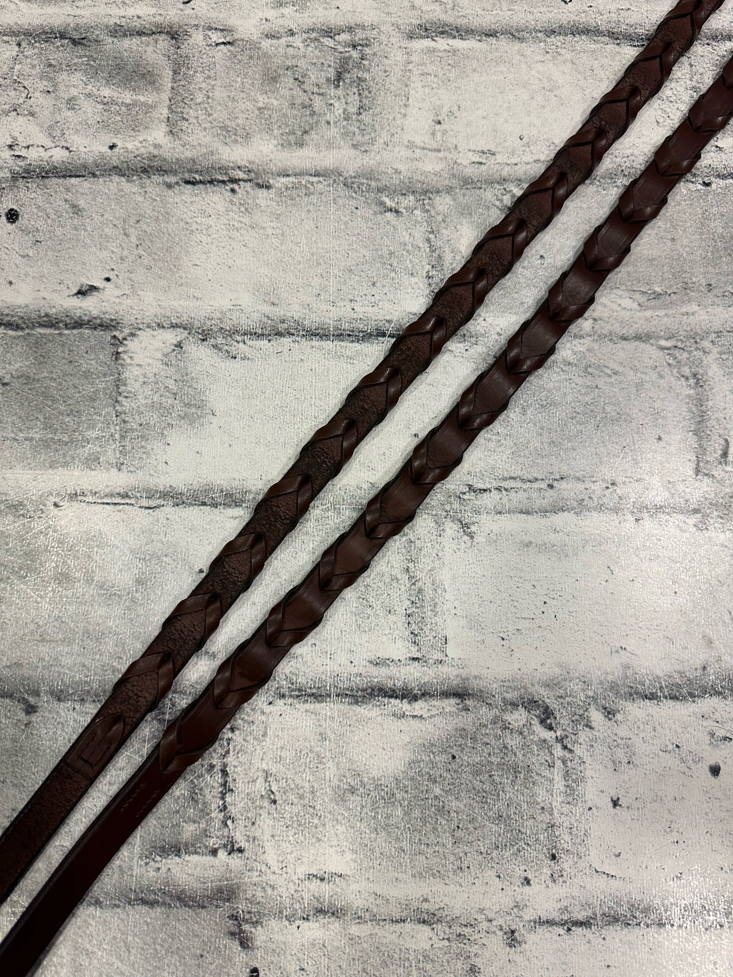 VDB Fancy Stitch Hunter Bridle Brown Cob + Reins
