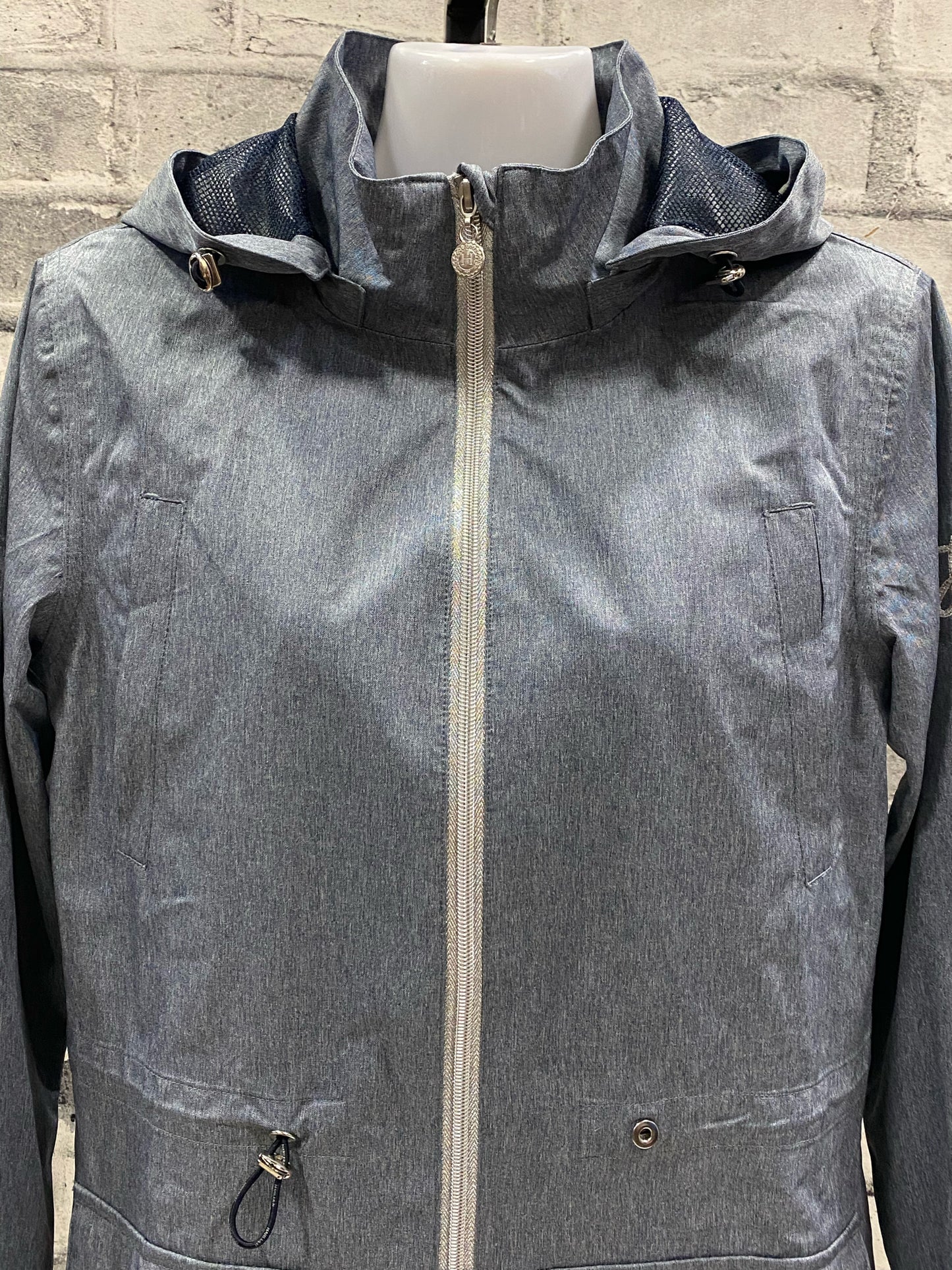 Harcour Tech-Line Rain Jacket Heathered Blue S