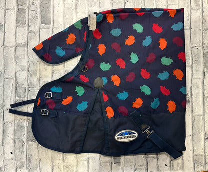 66" WeatherBeeta Rain Sheets Navy Hedgehog