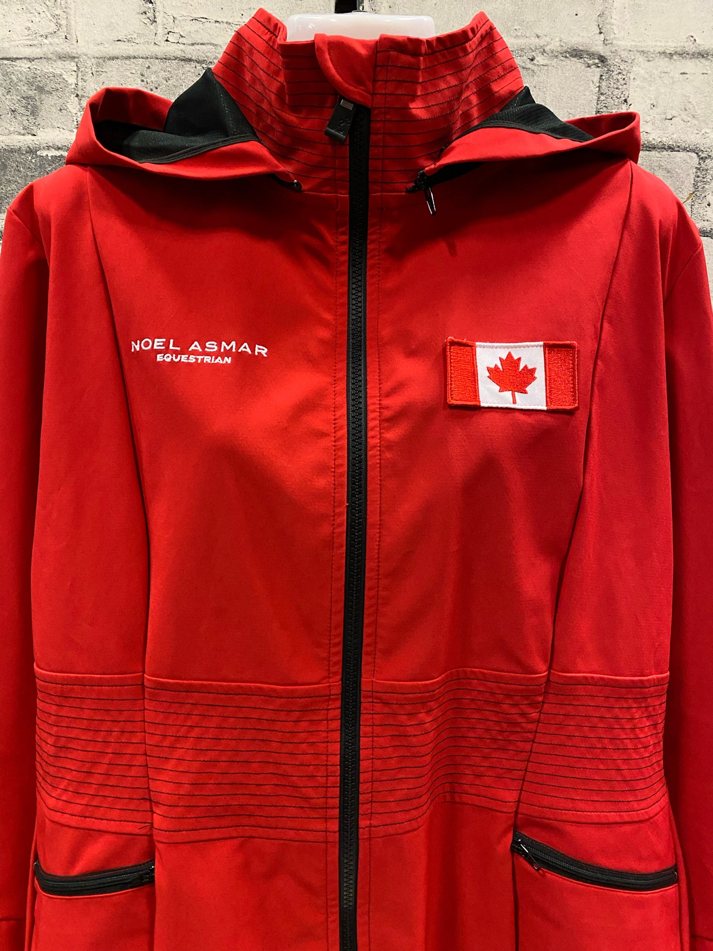 Asmar Short Riding Jacket Red XL โ The Tack Addict