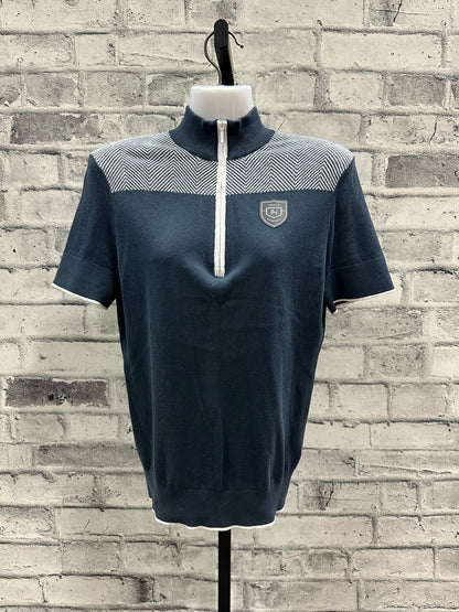 Asmar 1/4 Zip SS Lightweight Sweater Steel Blue S