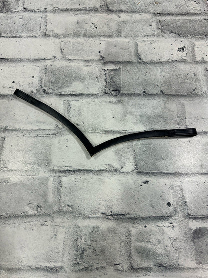 15" Equiture Swaroski Deep Saphire/White Gold Wave Browband