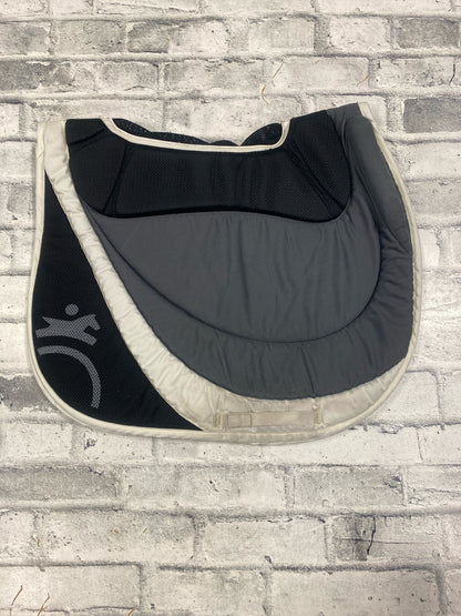 Fouganza AP Pad w/ Built In Half Pad Grey & White