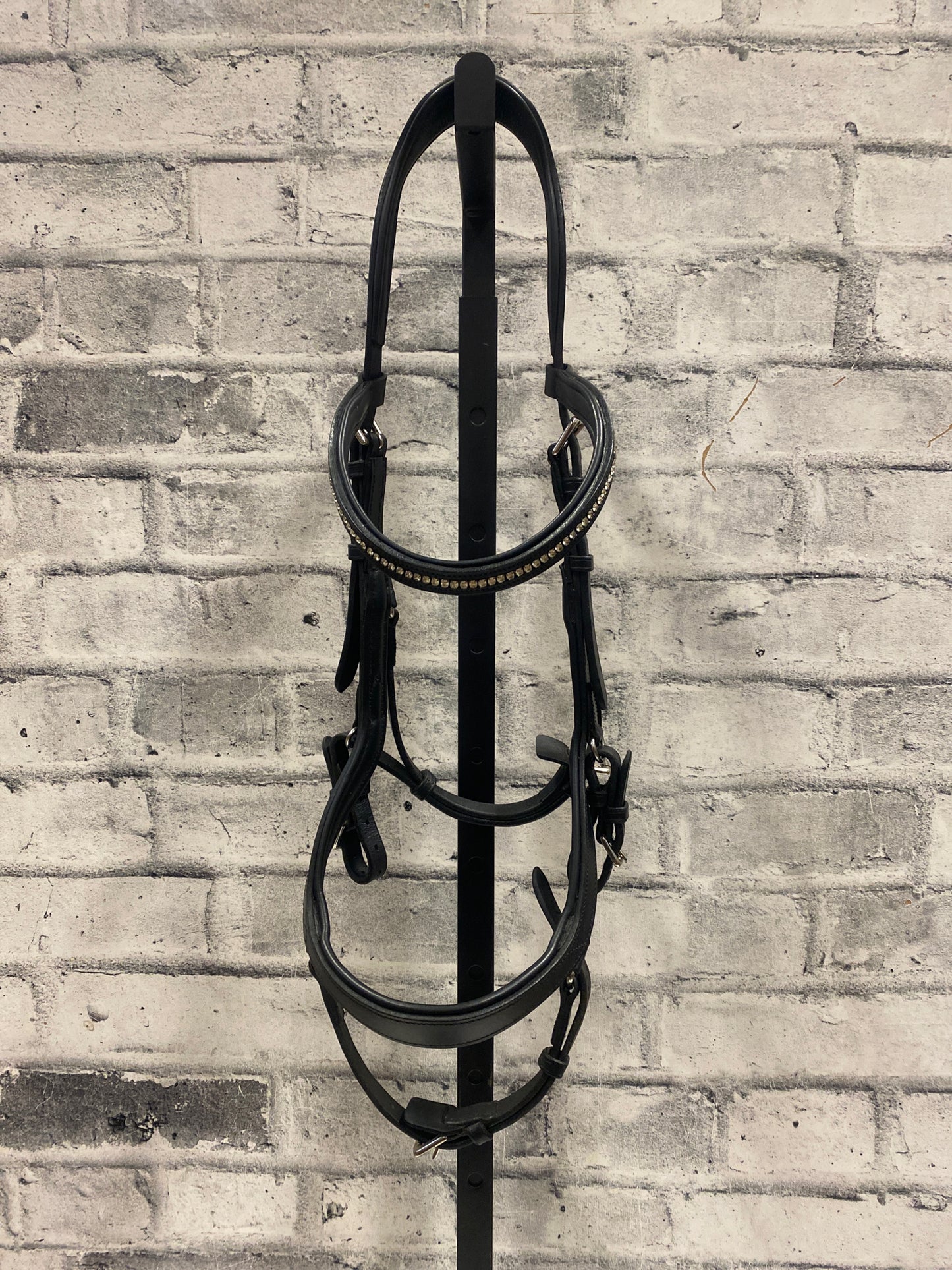 Miklem 2 Diamante Competition Bridle Black F