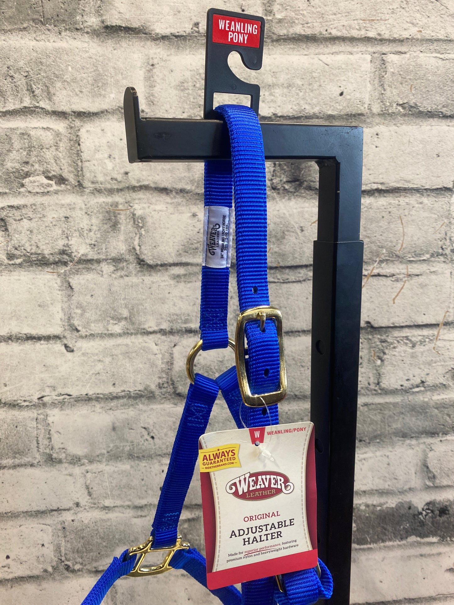 Weaver Nylon Halter Blue Weanling NEW