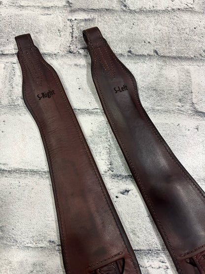 CWD So Jump Stirrup Leathers Brown S