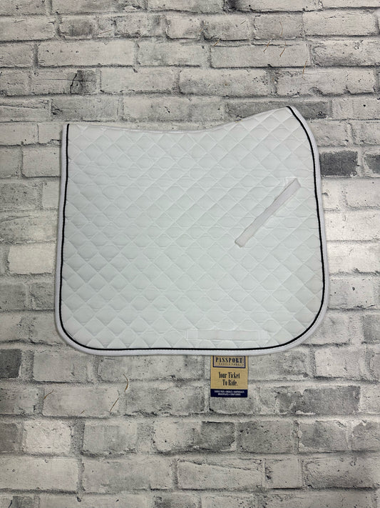 Passport Dressage Pad White F NEW