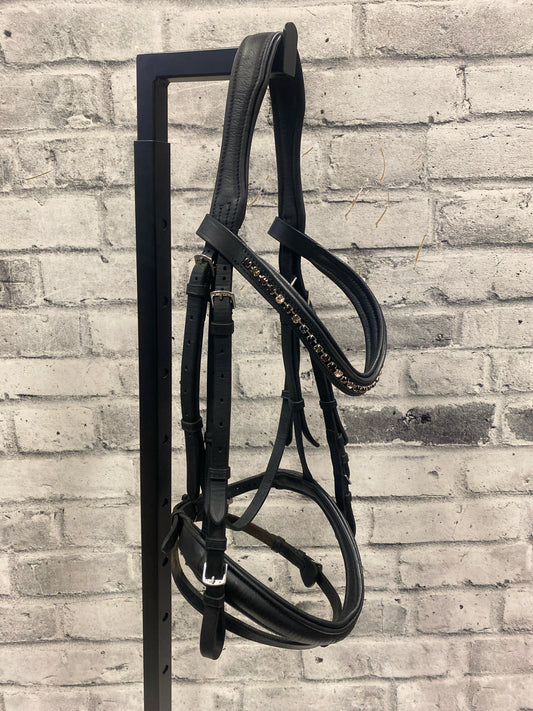 Kieffer Dressage Bridle Black w/ Flash F