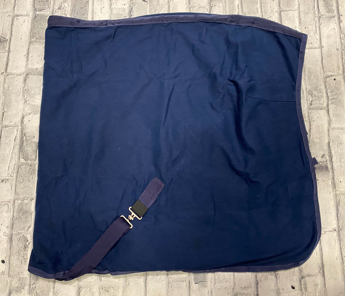 78" Shedrow Cotton Sheet Navy