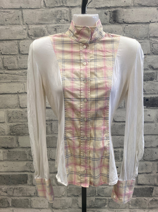 Le Fash LS Show Shirt Plaid/White XS