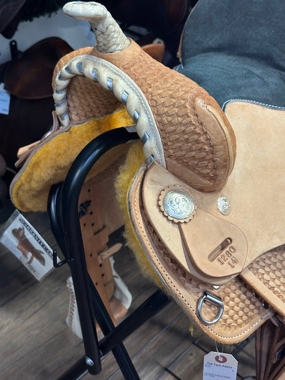 14" Circle S Barrel Saddle - 6.5" Gullet