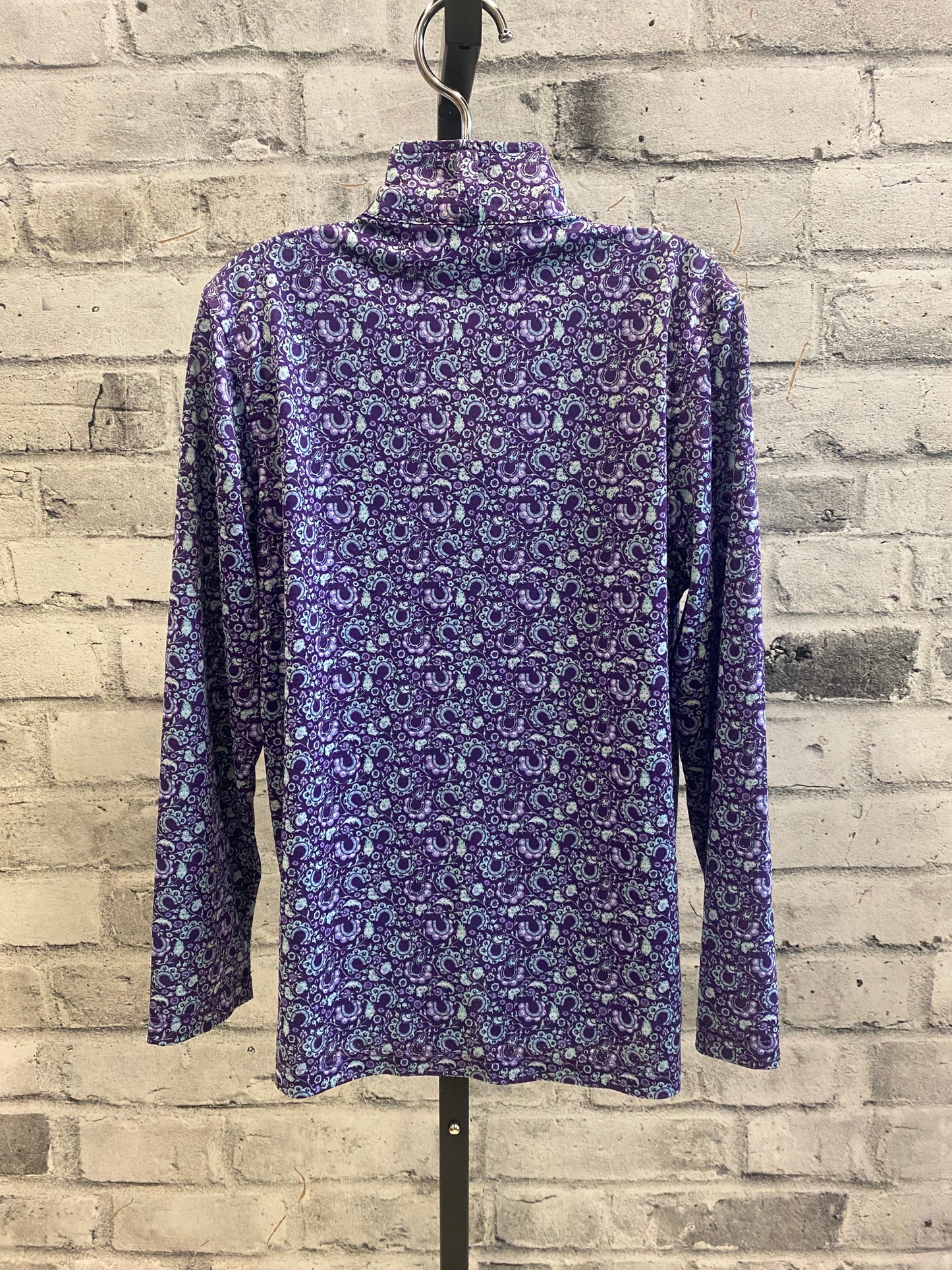 Kerrits 1/4 Zip LS Shirt Purple/Blue Childrens M