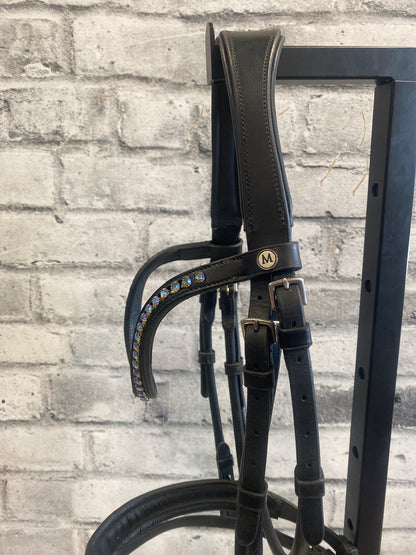 Mondega Rolled Leather Bridle Black F