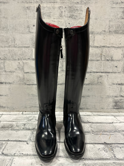 DeNiro Raffaello Dress Boots Brushed Black 8 NEW