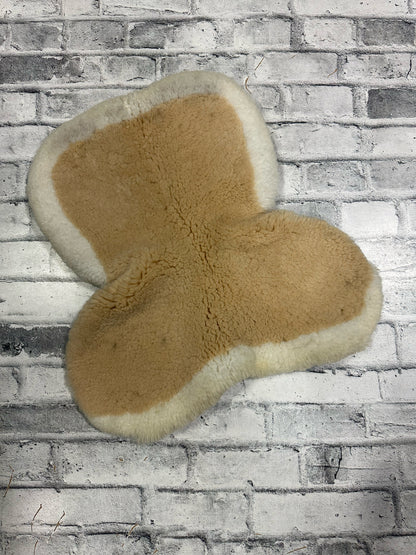 FleeceWorks Sheepskin Half Pad White L