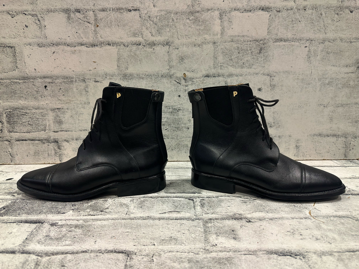 Petrie Lace Up Paddock Boots w/Back Zip 9