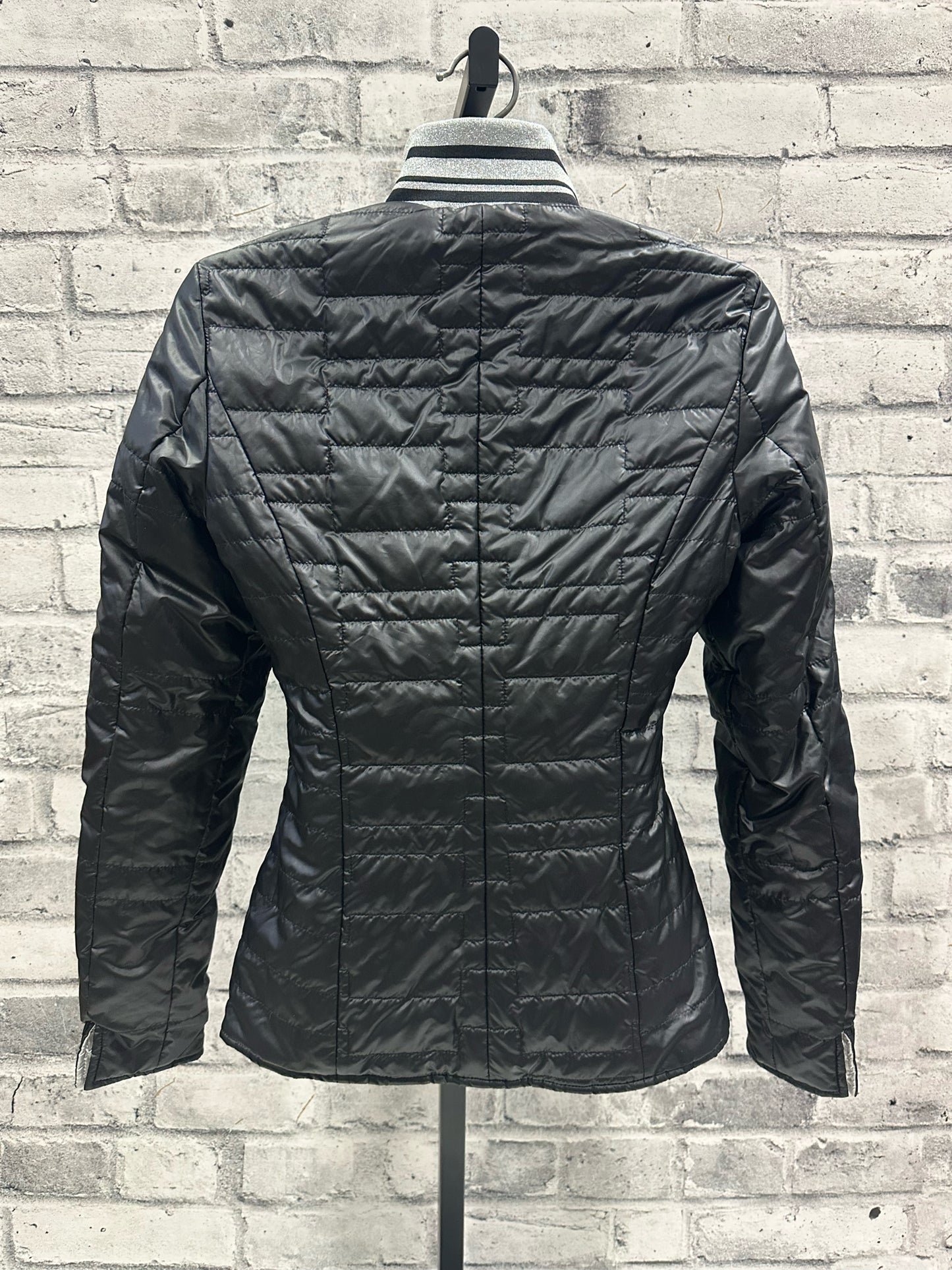 Anky Puffy Jacket Reversible Black & Silver XS