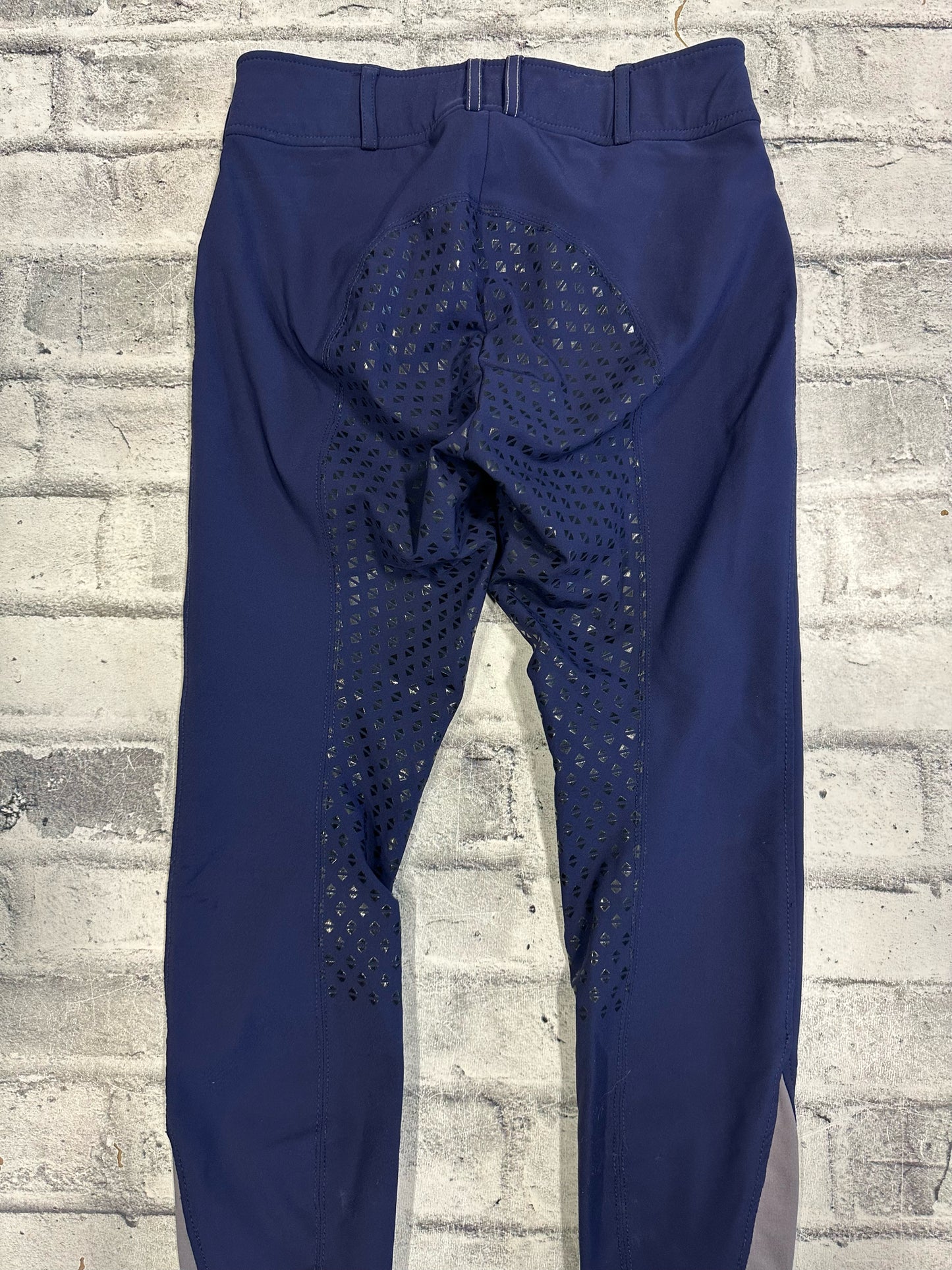 Elation Platinum FS Grip Breeches Navy 26